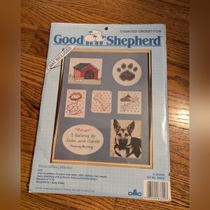 Good Shepherd Counted Cross Stitch Photo Album Dog #83690 with Mat 8" x 10" New